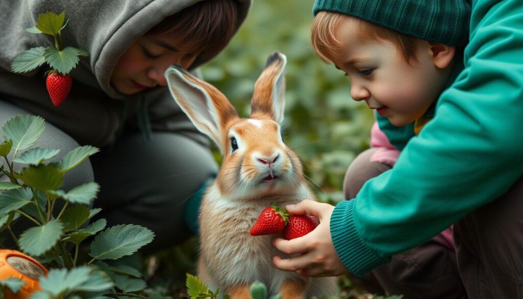 can rabbits have strawberries