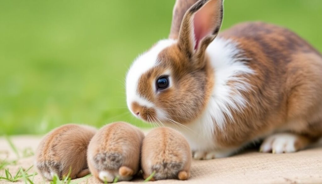 how long are rabbits pregnant​